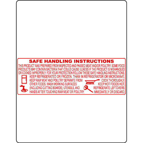 Bizerba, BL-8414, Safe Handling, UPC 58 x 75mm